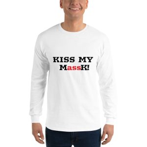 Men’s Long Sleeve Shirt-KISS MY MassK!