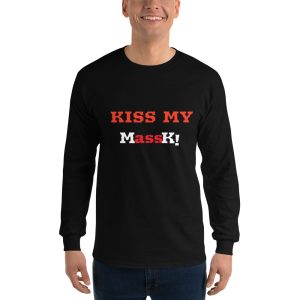 Men’s Long Sleeve Shirt- Kiss My MassK